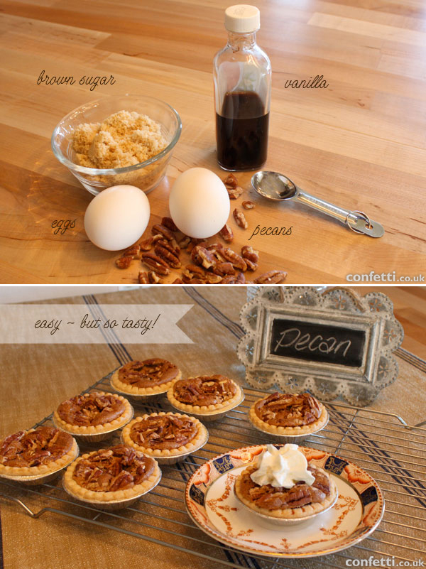 Pecan pie ingredients | Confetti.co.uk