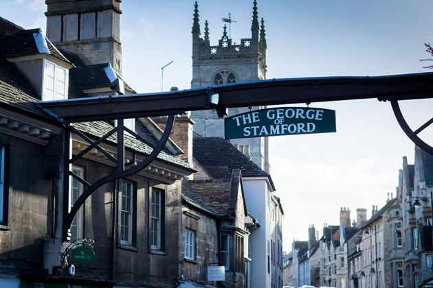 The George of Stamford | Abigail and Chris's Real Christmas Wedding | Confetti.co.uk 