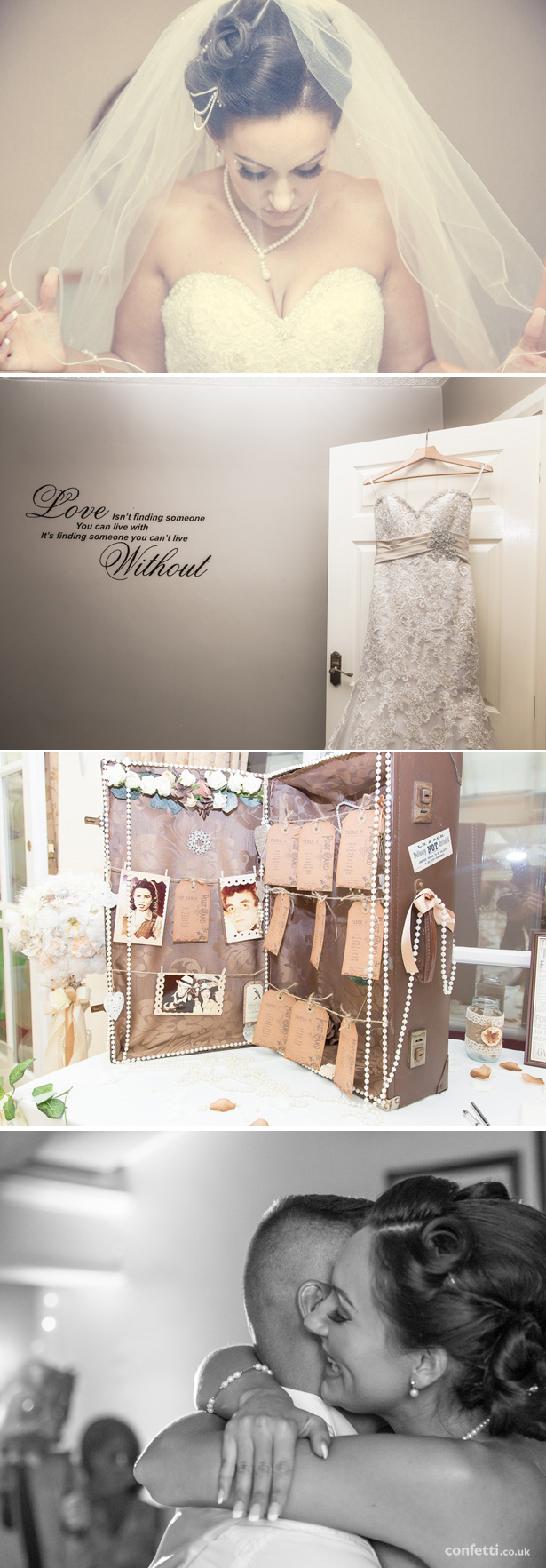 Becki and Rob’s Vintage Inspired Real Wedding | Confetti.co.uk