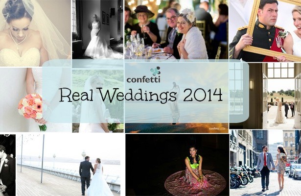 2014's Best Real Weddings from Confetti.co.uk