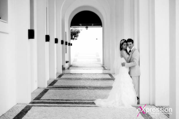 The bride and groom official wedding pictures by Expression Photography |Destination Wedding  at the Sheraton Algarve Hotel, in the Algarve, Portuga| Debora and James’s real destination wedding | Confetti.co.uk