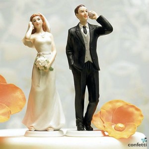 Cake topper with water mark