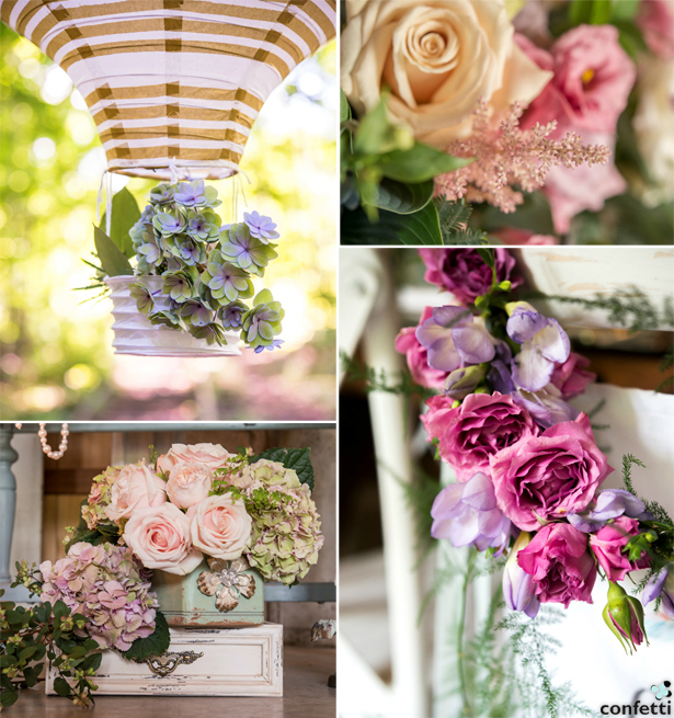 Vibrant Floral Wedding Decor | Confetti.co.uk