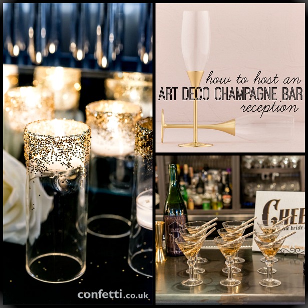 Art Deco champagne bar