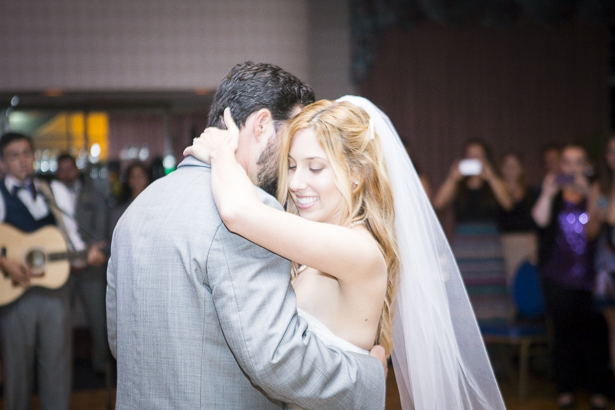 First dance to “I just don’t think I’ll ever get over you” by Collin Hay | Crystal & Giampaolo California Real Wedding |Destination Wedding | Confetti.co.uk 