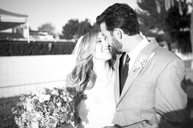 The newlyweds | Outdoor wedding ceremony ideas | Beach wedding | Crystal & Giampaolo California Real Wedding |Destination Wedding America | Confetti.co.uk 