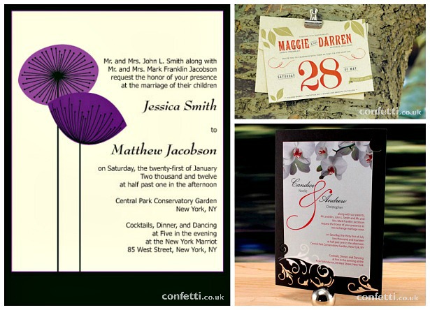 Vintage invitations