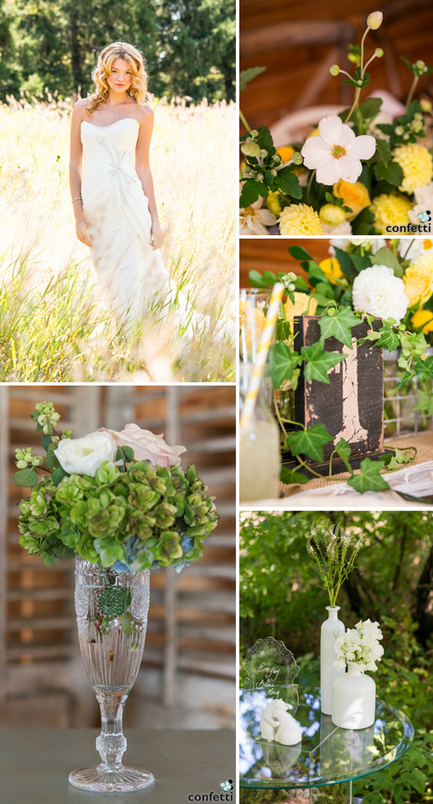 White and Yellow Wanderlusrt Wedding Ideas | Confetti.co.uk