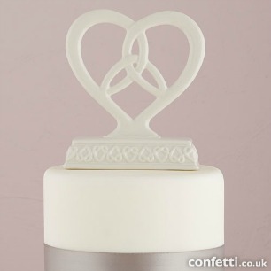 Trinity Love Knot cake topper