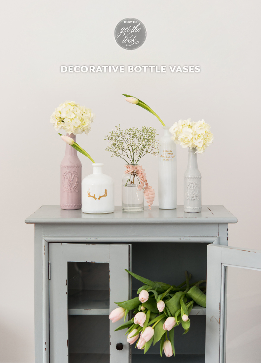 Decorative Bottle Vases Wedding Centrepieces | Confetti.co.uk