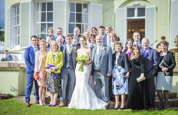 Nadine and Robert's Real wedding group photo