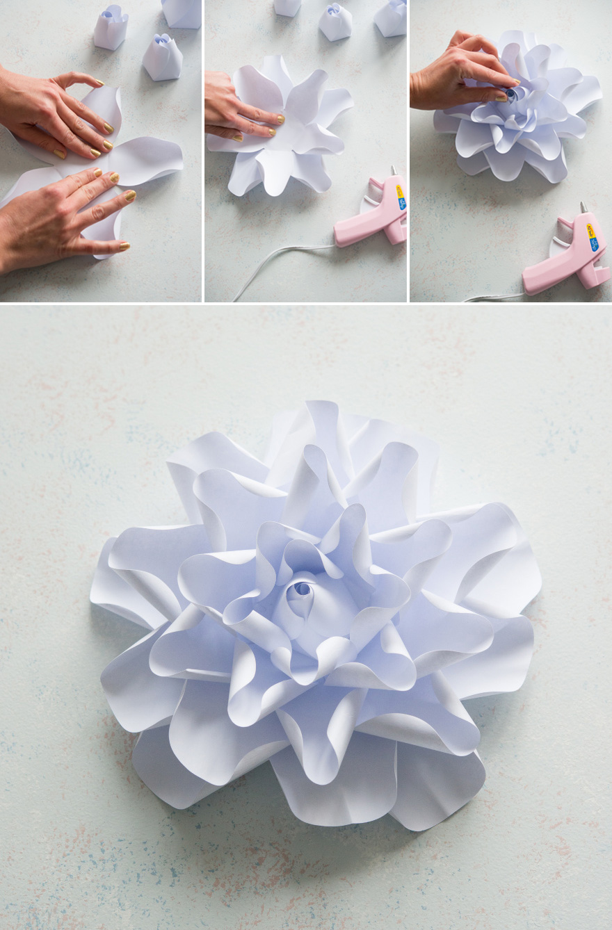 Paper Dahlia Decor | Confetti.co.uk