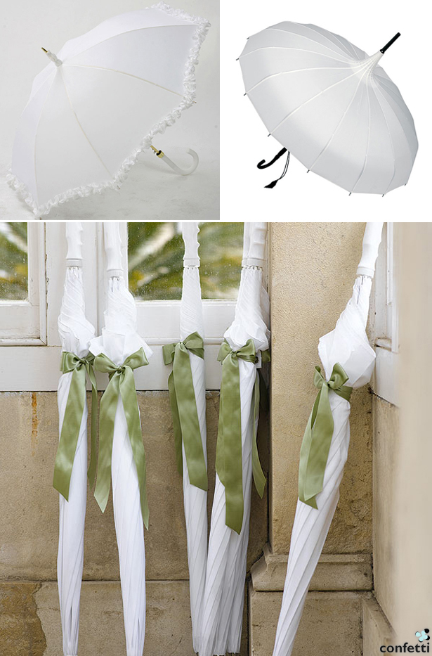 Selection of Wedding Umbrellas | Confetti.co.uk