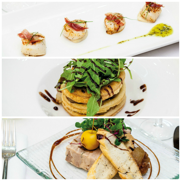 Scallops, mushroom mille-feuille and pork rillettes from Salomon's Estate | Confetti.co.uk