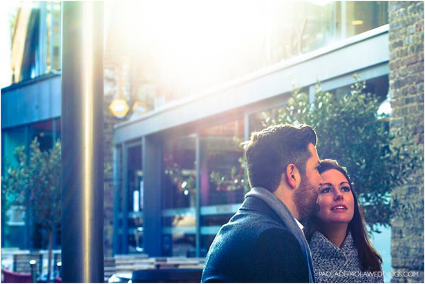 Kim and Dan’s Real Engagement | Engagement shoot idea in London | Urban Engagement Shoot  | # London #Urban #Engaged #Engagement #Idea  | Confetti.co.uk 