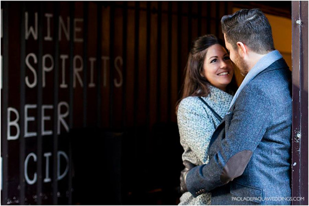 Kim and Dan’s Real Engagement | Engagement shoot idea in London | # London #Urban #Engaged #Engagement #Idea | Confetti.co.uk 