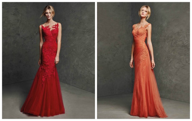 Pronovias coloured gowns | Confetti.co.uk