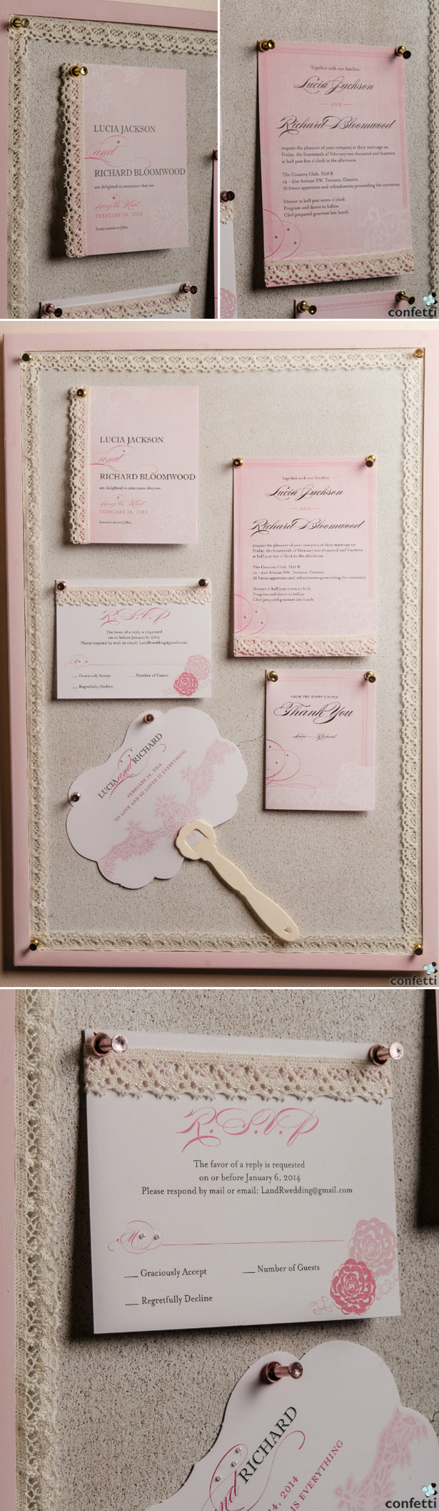 Shabby Chic Wedding Stationery | Confetti.co.uk