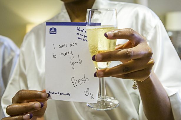 Love note from the groom on the morning of your wedding | 11 Must Have Getting Ready Shots You Need To Take  | Confetti.co.uk