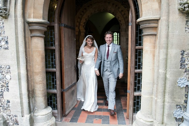 Contemporary wedding suit by King and Allen at Lucy and Adam's Real Wedding | Confetti.co.uk