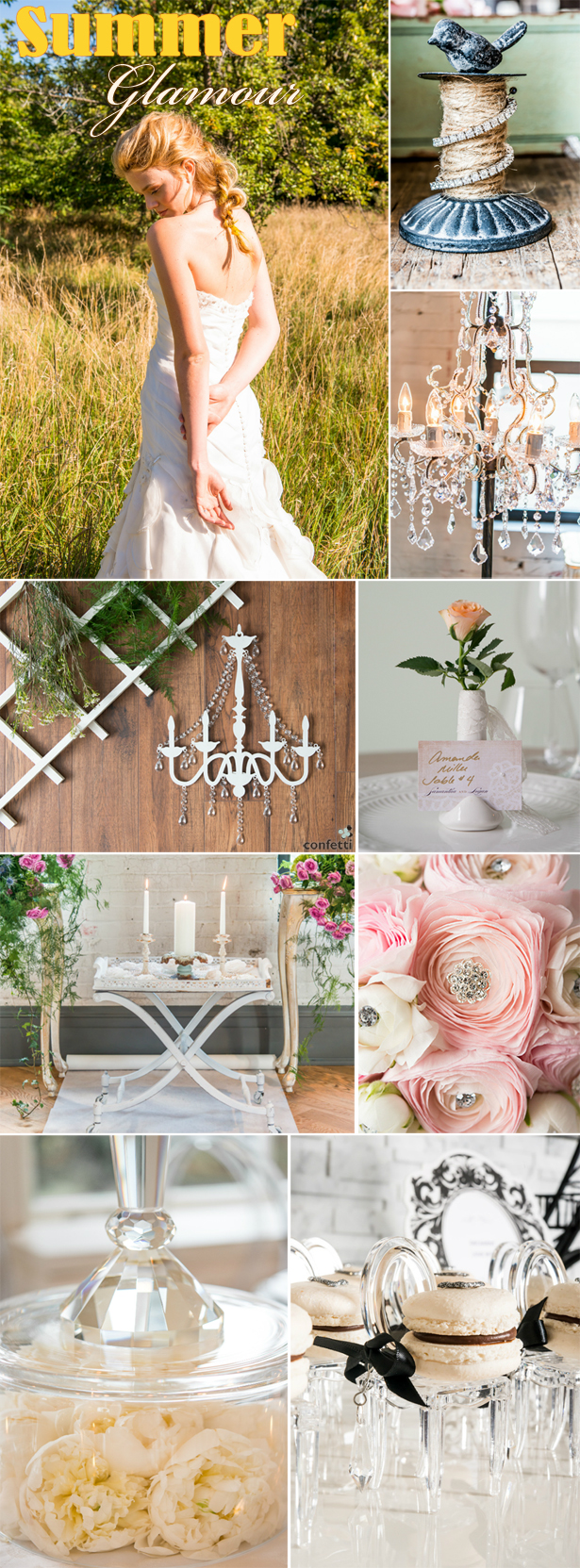 Summer Glamour Wedding | Confetti.co.uk