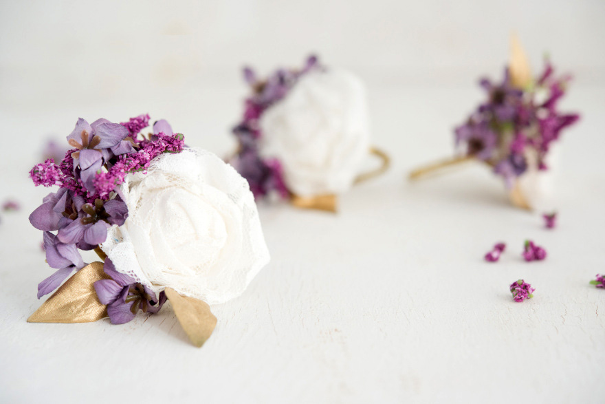 Lace Flower Napkin Rings | Confetti.co.uk