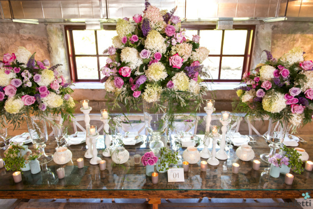 Bohemian wedding tablescape from Confetti.co.uk