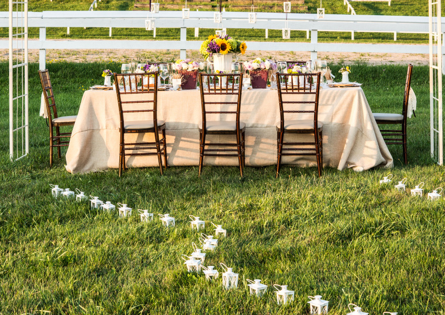 Lantern Lined Wedding Aisle Inspiration - Wedding Aisle Ideas | Confetti.co.uk