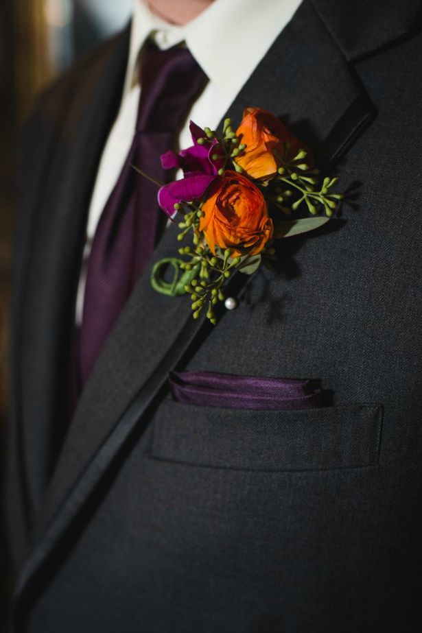 Purple autumn fashion for the groom image courtesy Pinterest | Confetti.co.uk