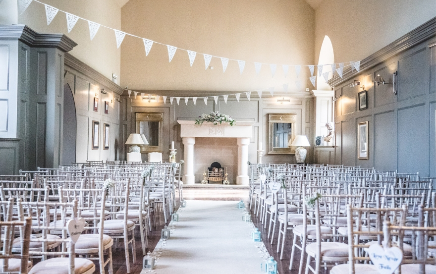 Ceremony room at Ellingham Hall