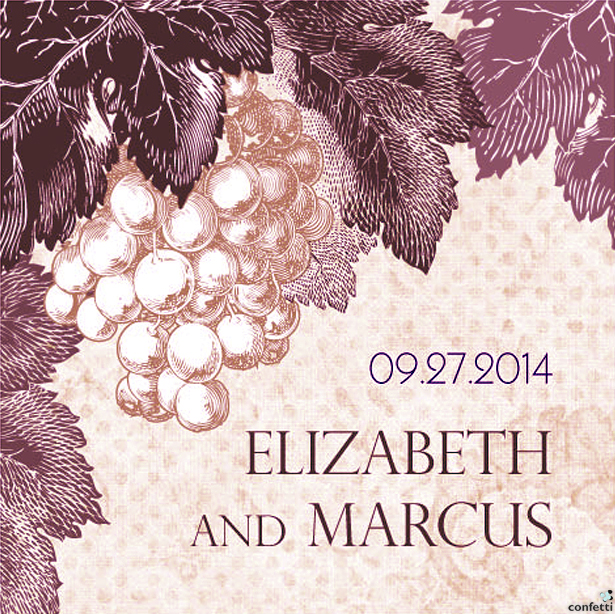 A Wine Romance Vineyard Themed Stationery | Confetti.co.uk