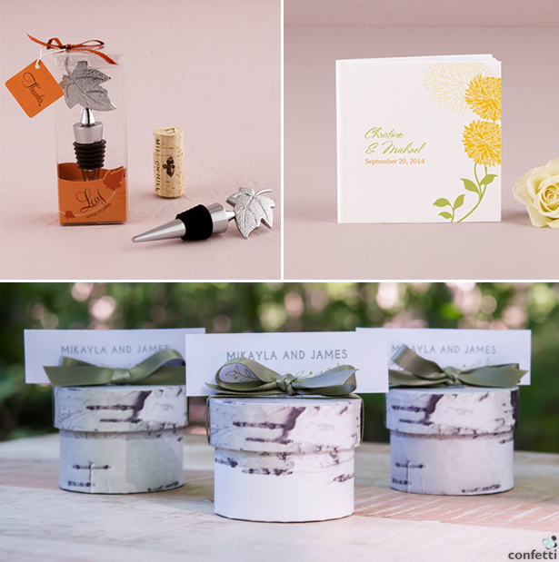 Autumn Wedding Favours | Confetti.co.uk