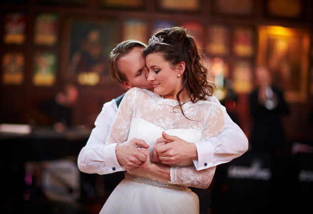 First dance at Laura and Kriss' real wedding by Douglas Fry | Confetti.co.uk