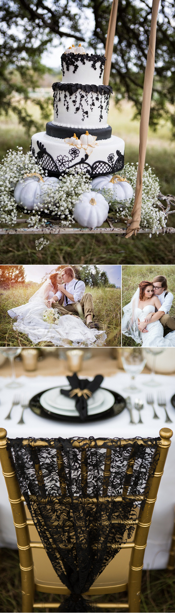 Glamorous Halloween Wedding | Confetti.co.uk