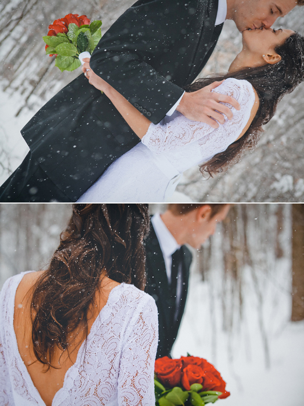 Snowy Winter Wedding | Confetti.co.uk