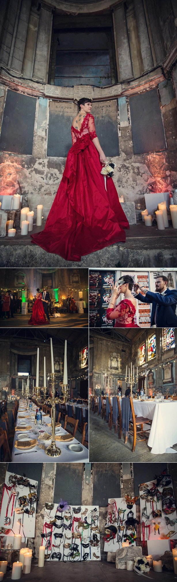 Masked Ball Wedding | Confetti.co.uk