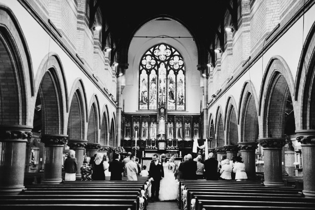 Church ceremony by Black and White Photo | Confetti.co.uk