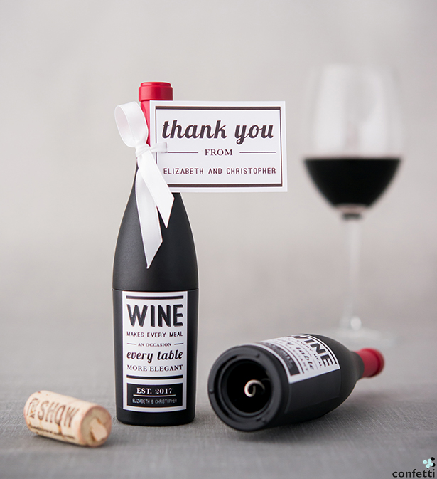 Wine Bottle Shaped Corkscrew Opener In Gift Packaging | Confetti.co.uk