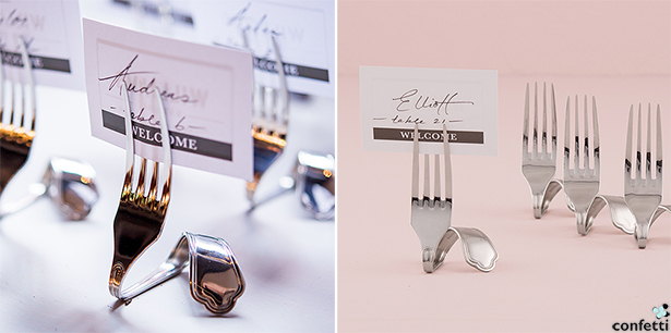 Industrial City Wedding Place Card Holders | Confetti.co.uk