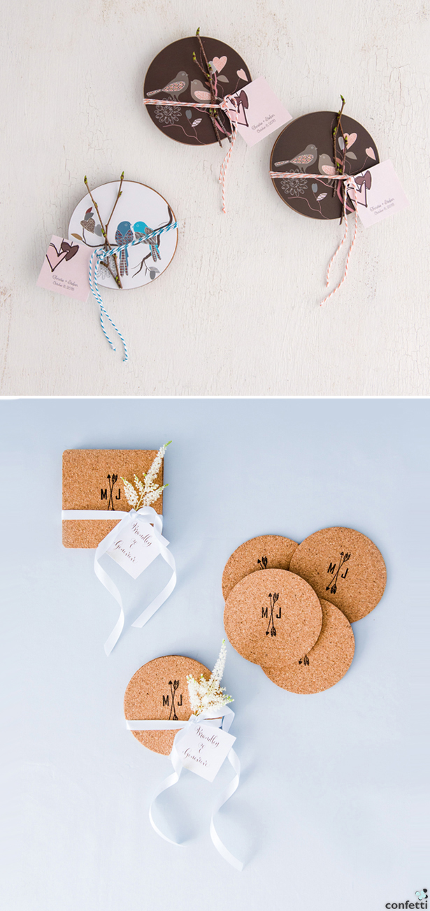 Coaster Favours | Confetti.co.uk