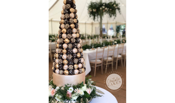 Croquembouche wedding cake