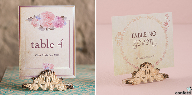 Shabby Chic Wedding Place Card Holders | Confetti.co.uk