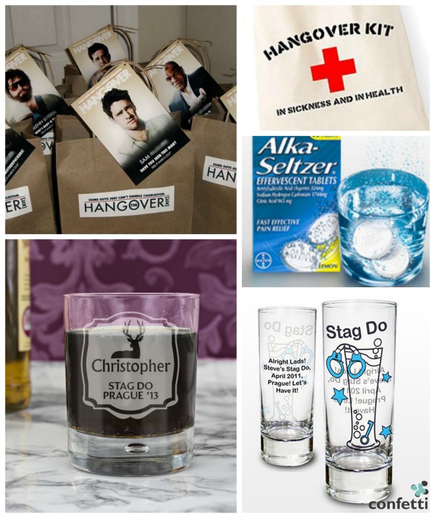 Stag do hangover kit | Confetti.co.uk