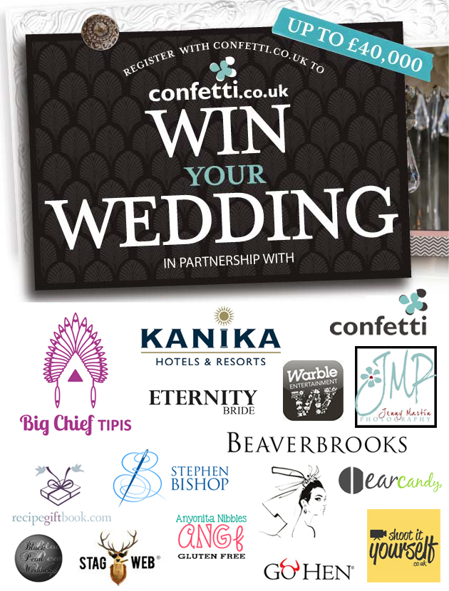 Win Your Wedding 2015 prize package | Confetti.co.uk