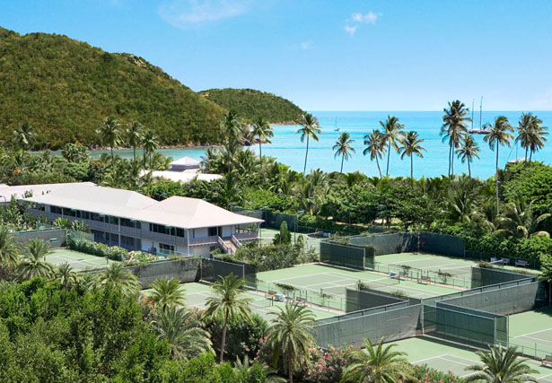 Tennis just a stone's throw from crystalline Caribbean beaches will keep you fit on your honeymoon | Confetti.co.uk