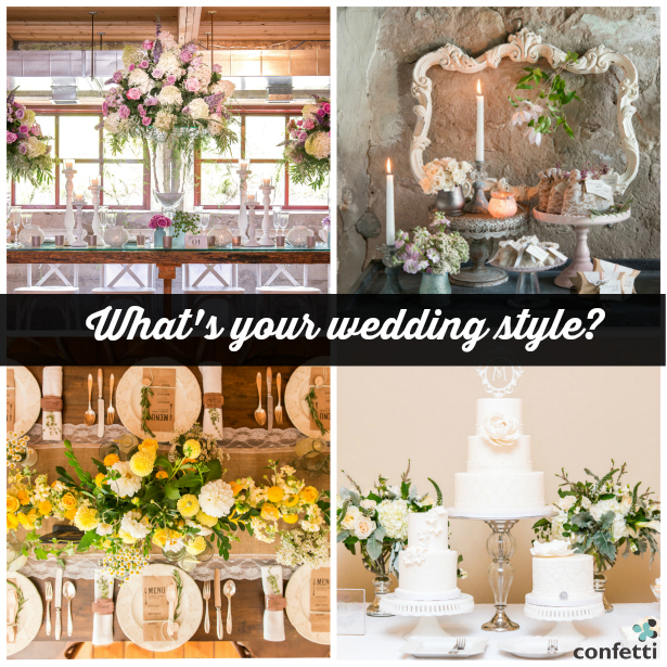 Take this 10 question quiz to discover your wedding style | Confetti.co.uk