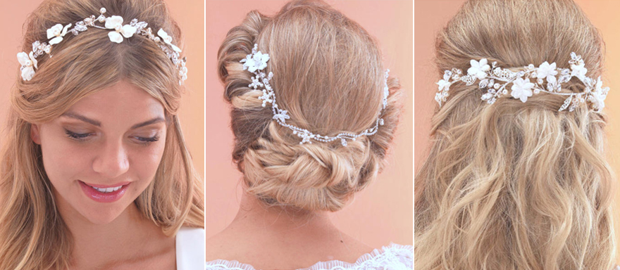 Arianna Headpiece - Vines and Browbands - AR503 AR507 and AR518 | Confetti.co.uk