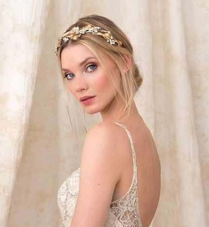 Beautiful Bridal Headband - Wedding Dress by Justin Alexander - Style 9895 | Confetti.co.uk