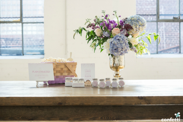 DIY our decor picnic baskets with a touch of ombre paint for an updated upcycle perfect for bridal showers. | Confetti.co.uk