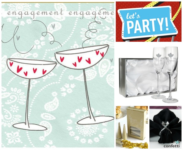 Engagement party accessories by Confetti | Confetti.co.uk